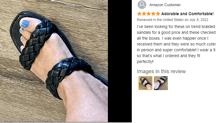LACUONE Braided Flat Slide Sandals 