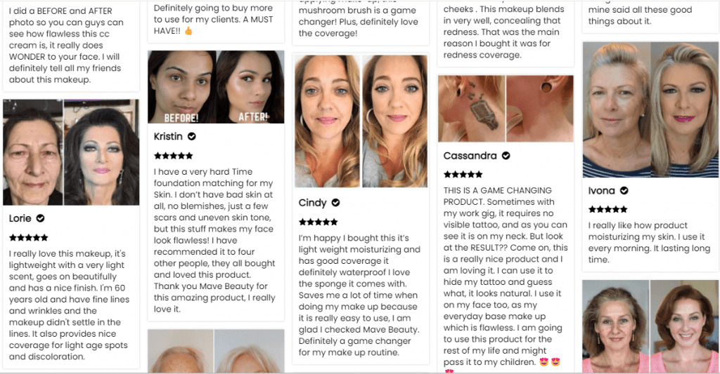 Mave Beauty CC Cream customer reviews