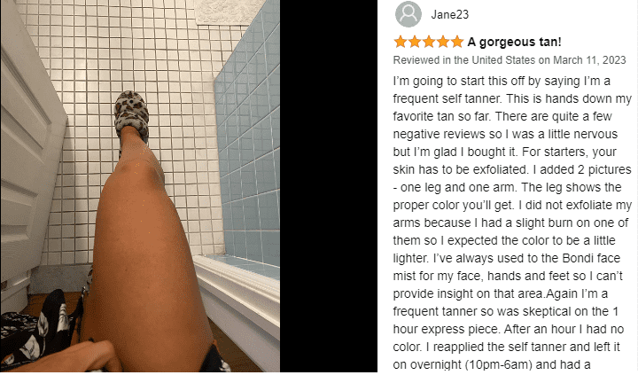 bondi sands reviews